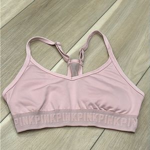 VGUC Victoria’s Secret Stretch Blush PINK Sports Bra Size XS X-Small Light Lined